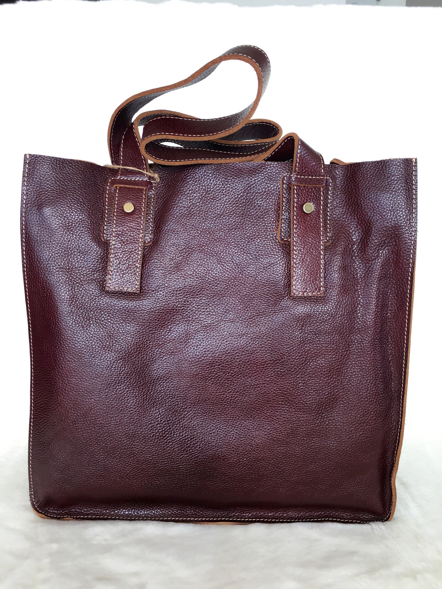 TOP QUALITY LEATHER TOTE BAG